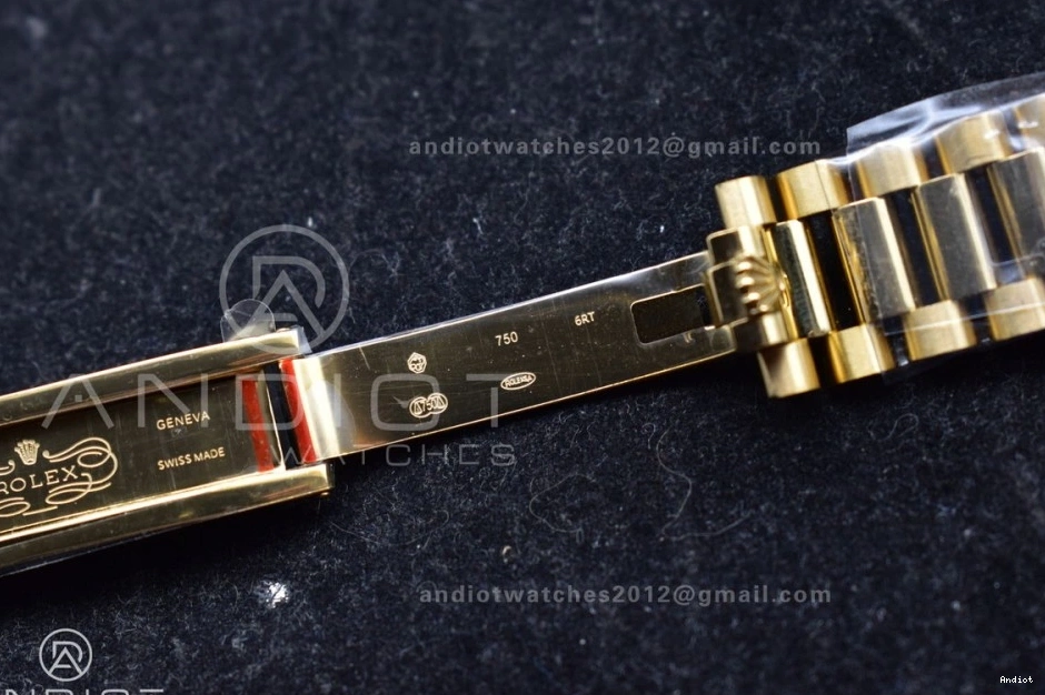 Edition Steel 36 Dial DayDate Roman Weight) with Bracelet Markers YG Best V5 President Silver vr3255 (Gain on QF 904L 0521